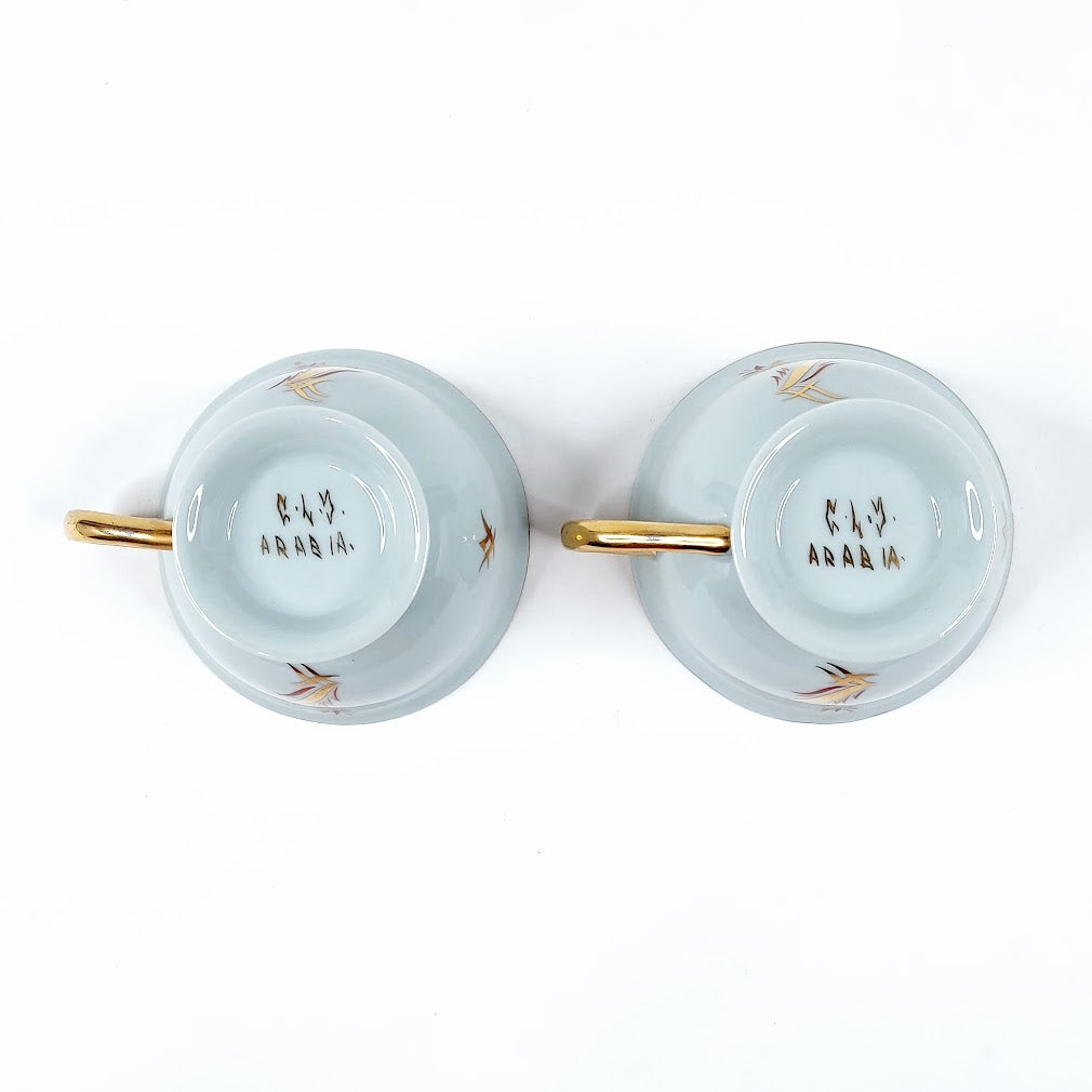 Arabia OL-malli kahvikuppisetti 4 osaa