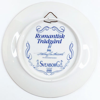 Arabia Romantisk Trädgård IV Iris seinälautanen