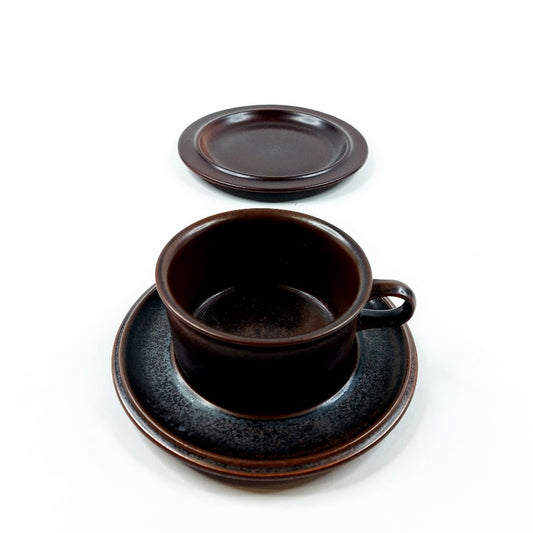 Arabia Ruska teekuppisetti 3 osaa