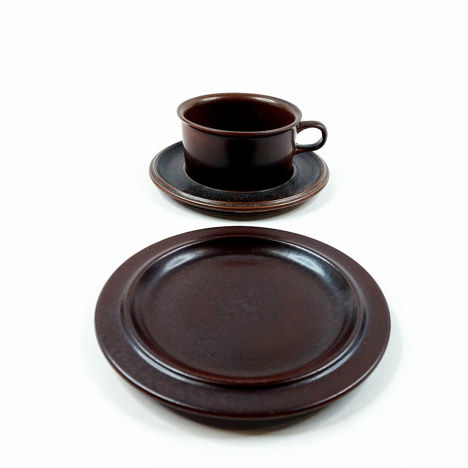 Arabia Ruska teekuppisetti 3 osaa