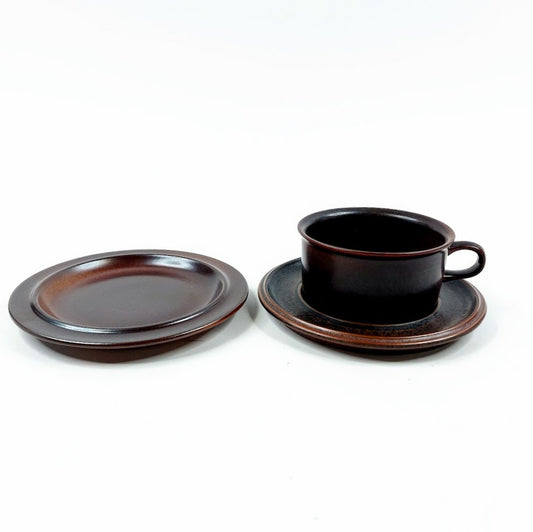 Arabia Ruska teekuppisetti 3 osaa