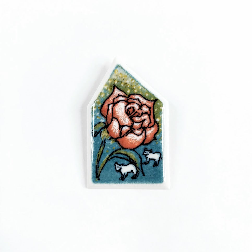 Arabia Ruusun sulle antaisin rintakoru