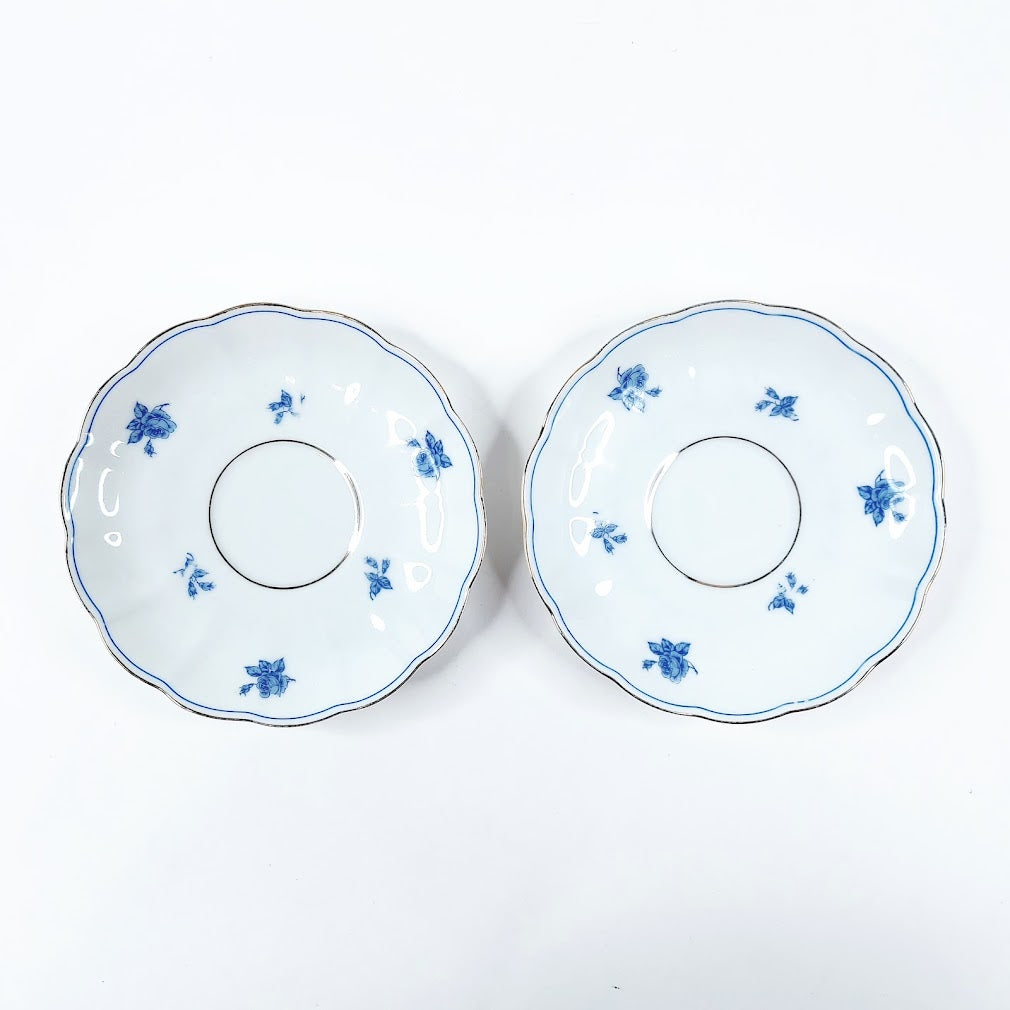 Arabia Sininen Ruusu kahvikuppisetti 4 osaa