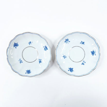 Arabia Sininen Ruusu kahvikuppisetti 4 osaa