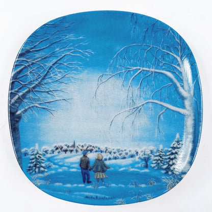 Arabia Talvitunnelmia seinälautanen