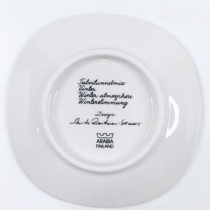 Arabia Talvitunnelmia seinälautanen