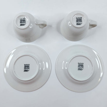 Arabia Tuuli kahvikuppisetti 4 osaa