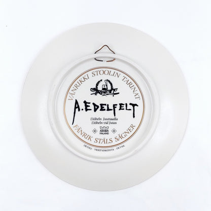 Arabia Vänrikki Stoolin tarinat Döbeln Juuttaalla seinälautanen