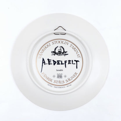 Arabia Vänrikki Stoolin tarinat Sandels seinälautanen