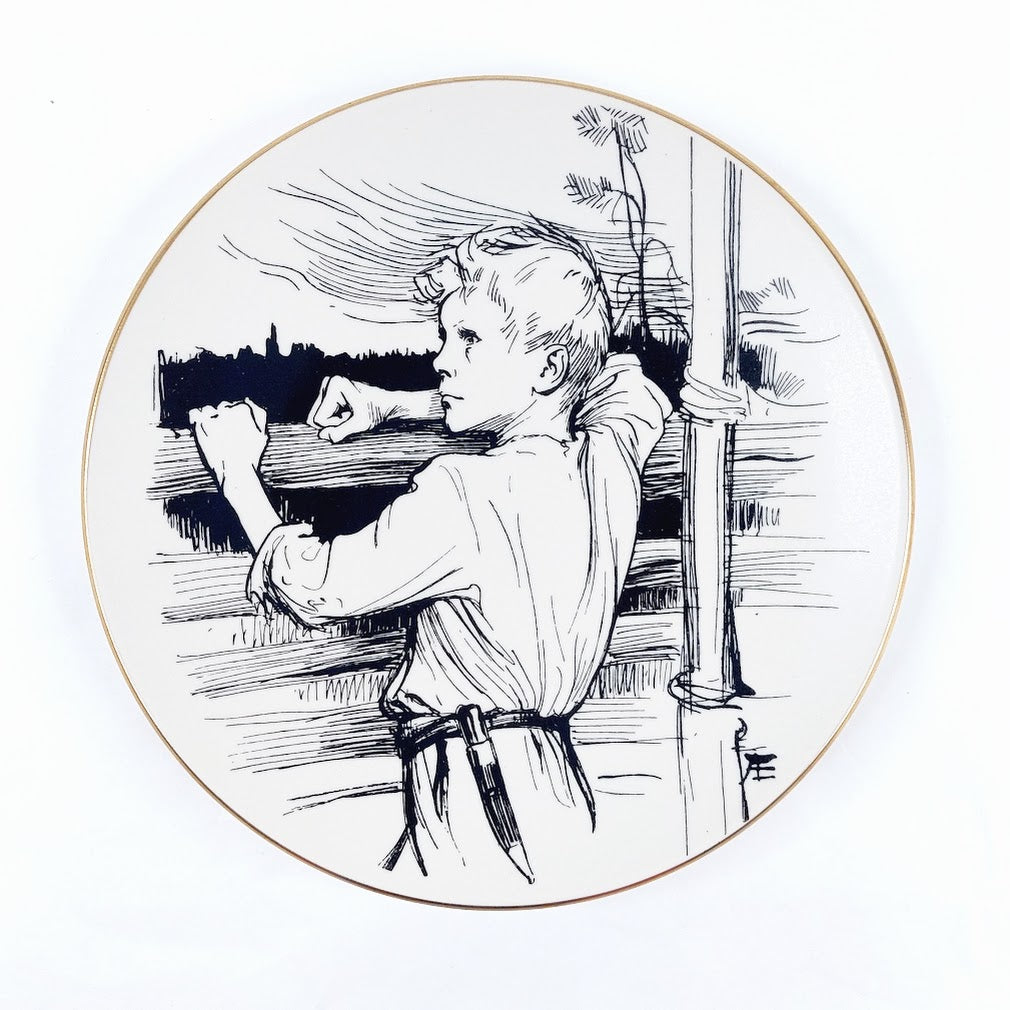 Arabia Vänrikki Stoolin tarinat Sotilaspoika seinälautanen