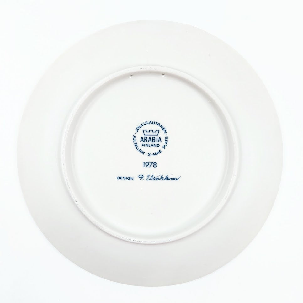 Arabia joululautanen 1978