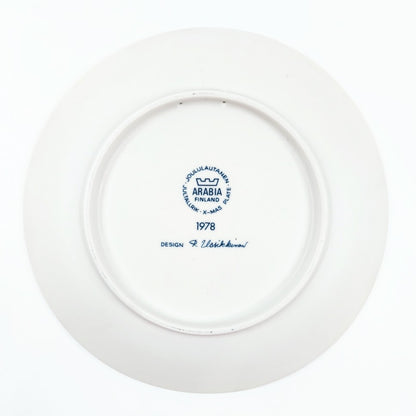 Arabia joululautanen 1978