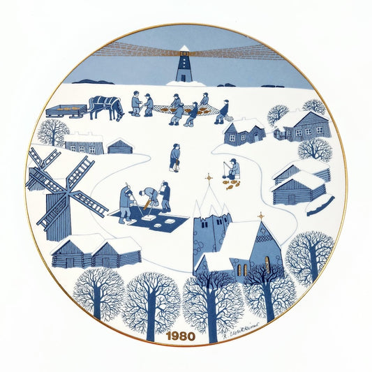 Arabia joululautanen 1980