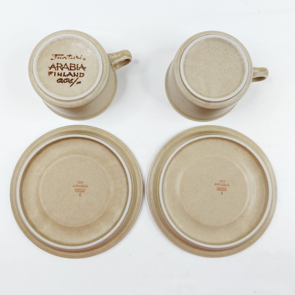 Arabia Tunturi kahvikuppisetti 4 osaa