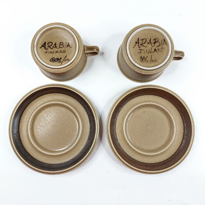 Arabia Tunturi kahvikuppisetti 4 osaa