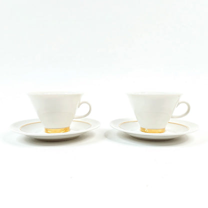 Arabia Harlekin Gold kahvikuppisetti 4 osaa