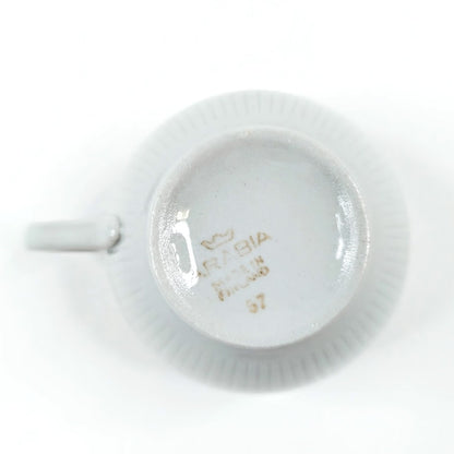 Arabia Sointu kahvikuppi ja asetti