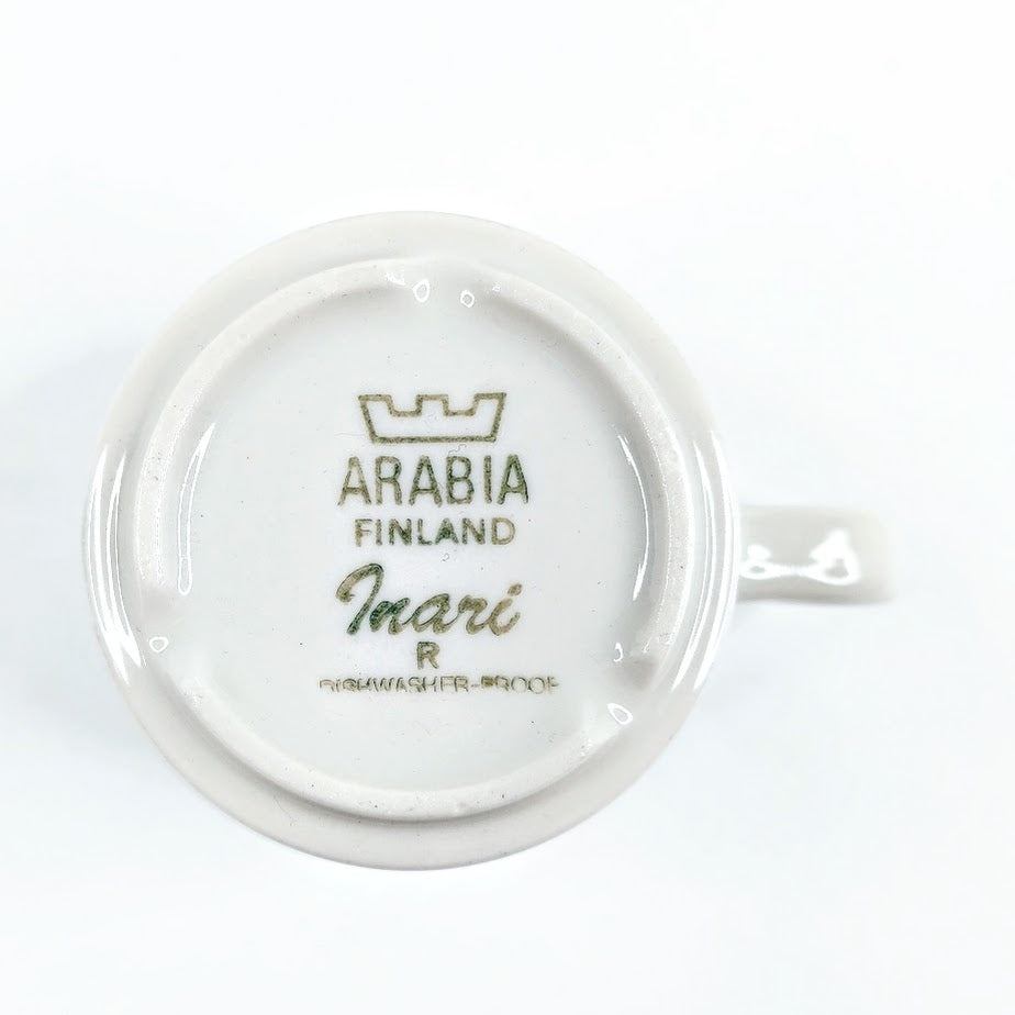 Arabia Inari kahvikuppi ja tassi