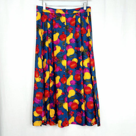 August Silk vintage silkkihame koko M