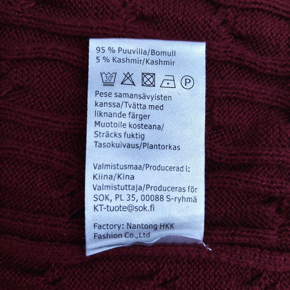 Aventura puuvillaneuletakki koko S