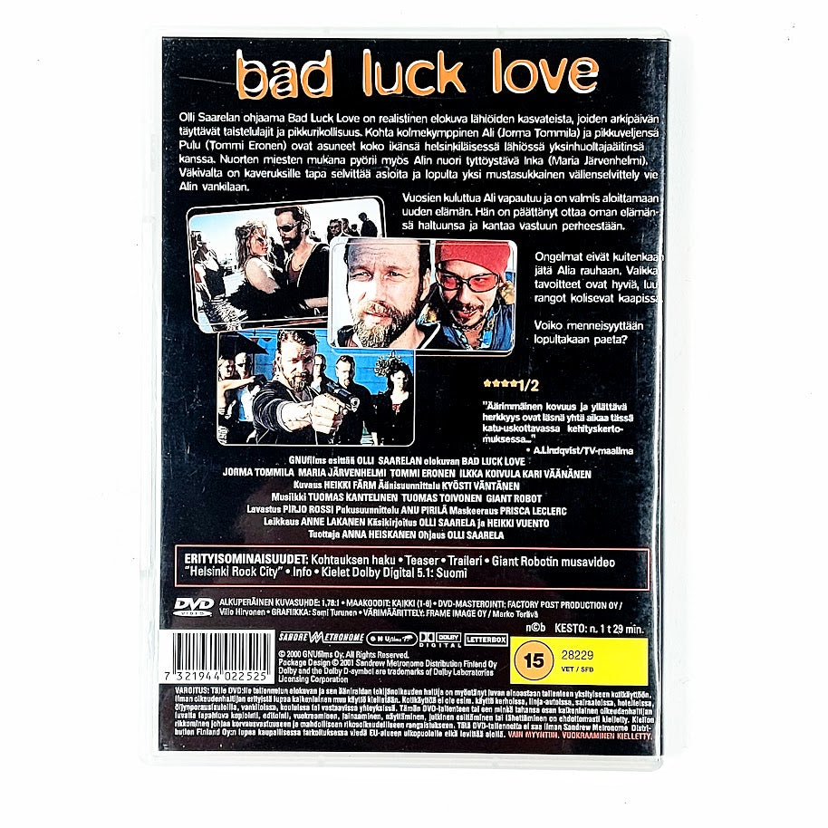 Bad Luck Love DVD