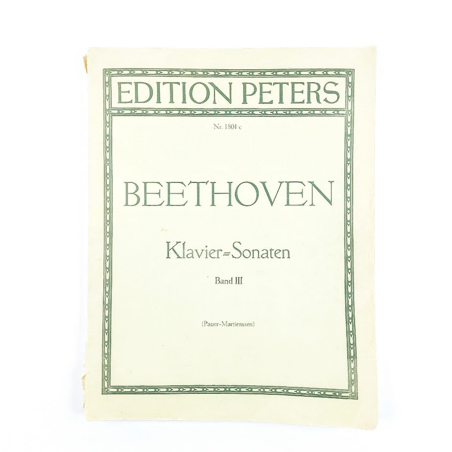 Edition Peters: Beethoven Klavier = Sonaten