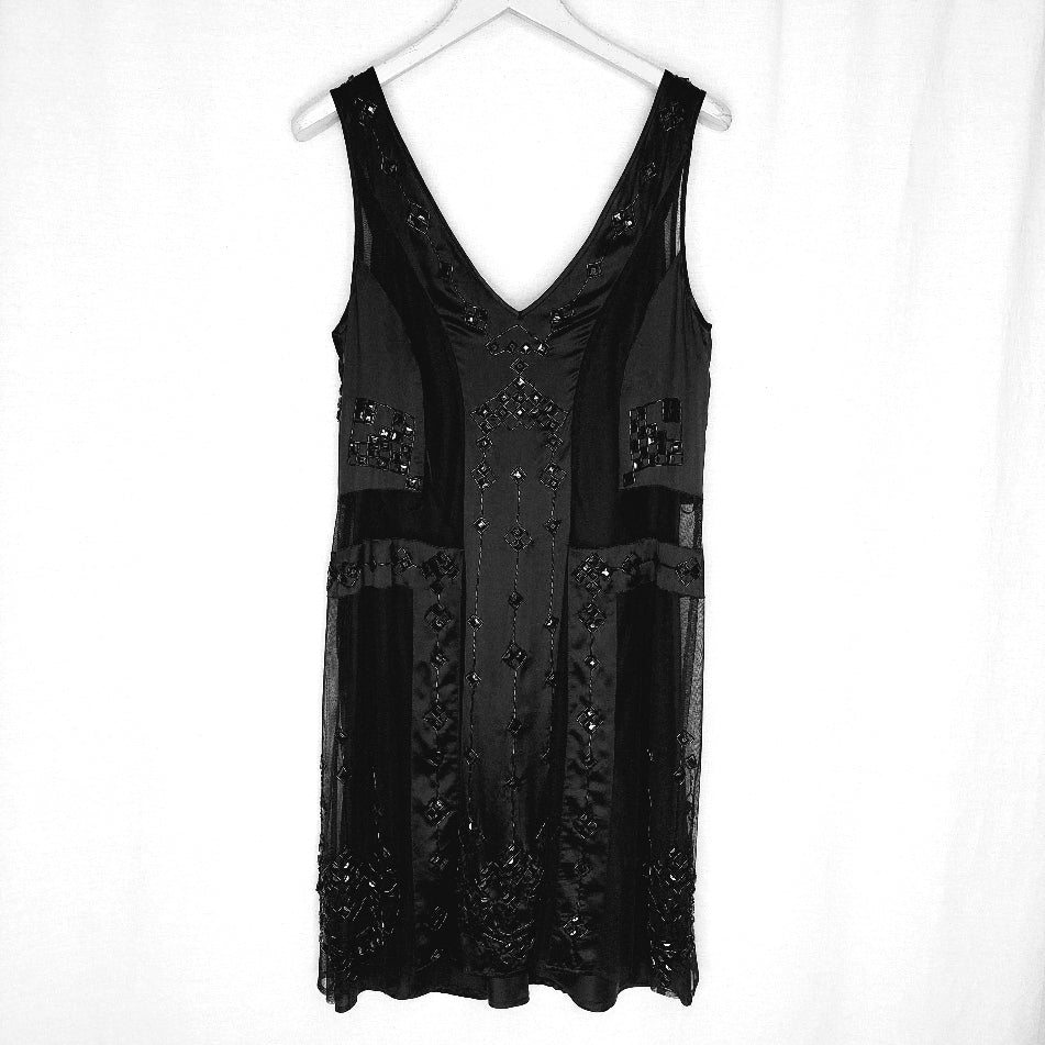 Belle by Oasis silkkisekoitejuhlamekko koko 38