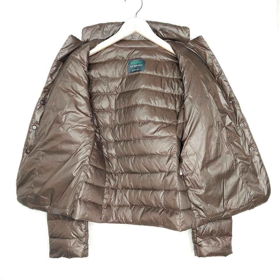 Benetton Soft Light Down kevytuntuvatakki koko L