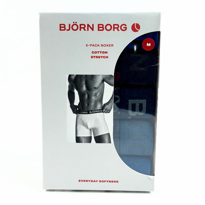 Björn Borg puuvilla bokserit koko M 5kpl