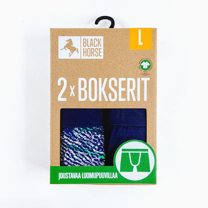 Black Horse bokserit 2-pack koko L