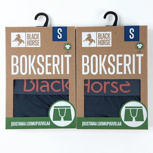 Black Horse miesten bokserit koko S 2 kpl