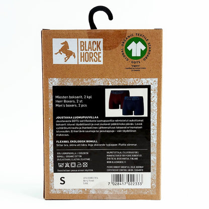 Black Horse bokserit 2-pack koko S
