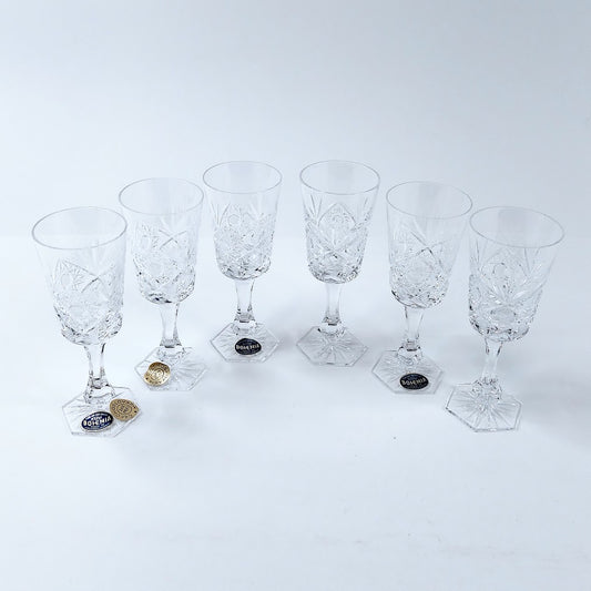 Bohemia kristalli liköörilasi 6 kpl
