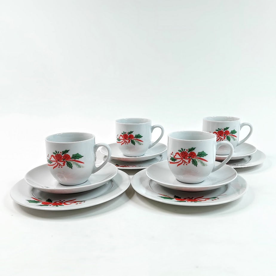 Karlowarsky porcelan - Bohemia kahvikuppisetti 12 osaa