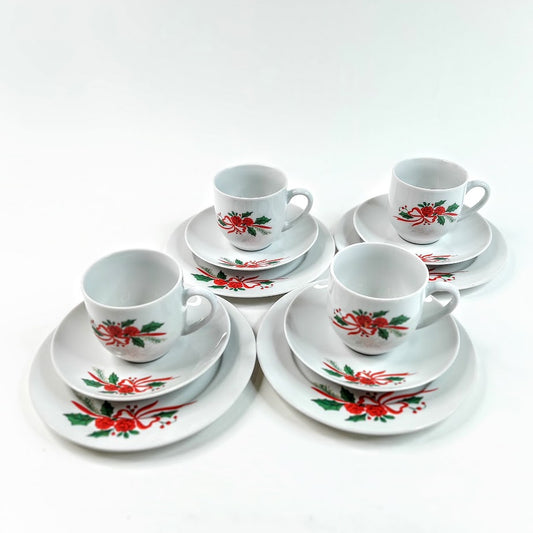 Karlowarsky porcelan - Bohemia kahvikuppisetti 12 osaa