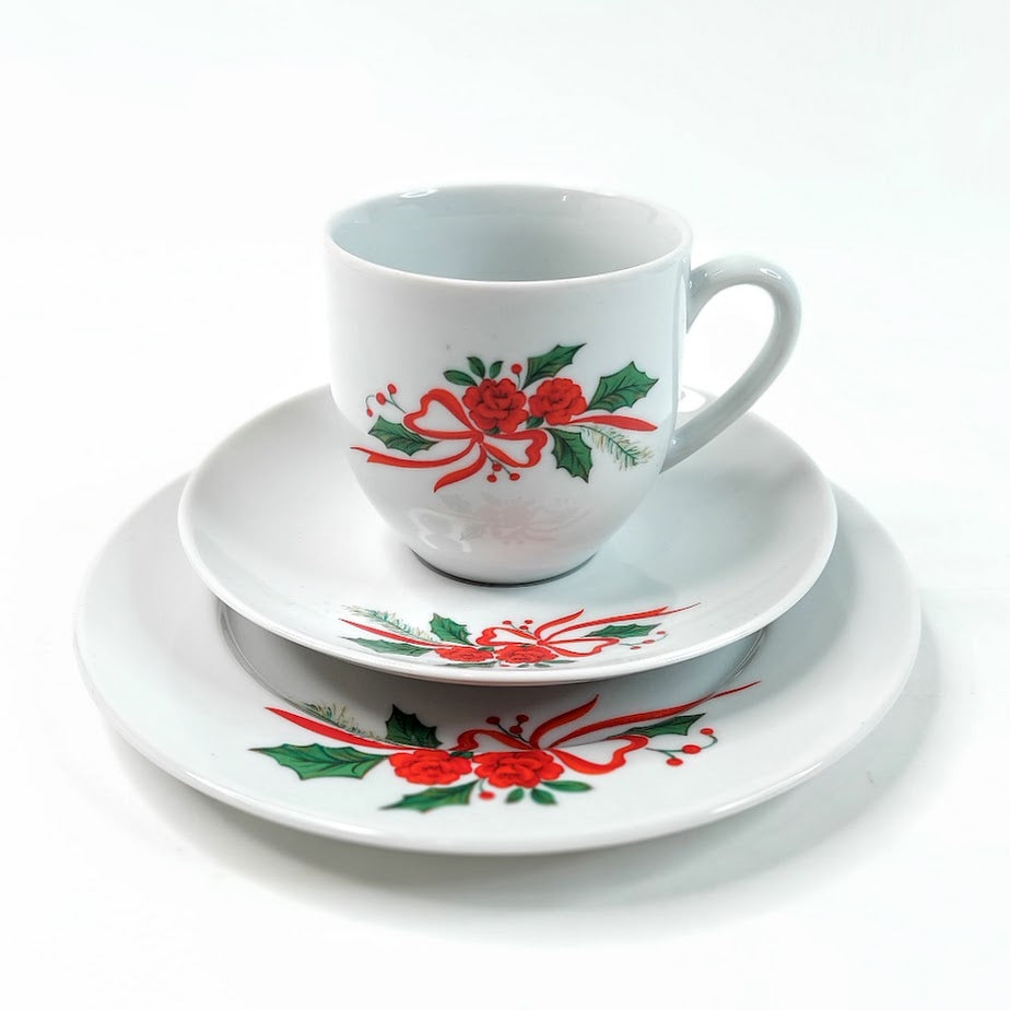 Karlowarsky porcelan - Bohemia kahvikuppisetti 15 osaa