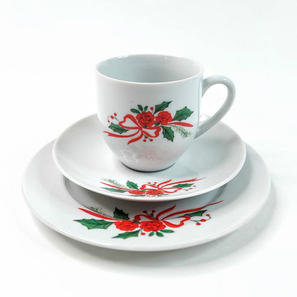 Karlowarsky porcelan - Bohemia kahvikuppisetti 15 osaa