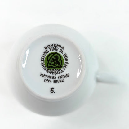 Karlowarsky porcelan - Bohemia kahvikuppisetti 15 osaa