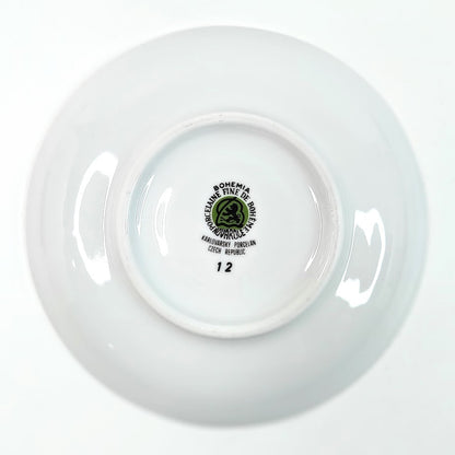 Karlowarsky porcelan - Bohemia kahvikuppisetti 15 osaa