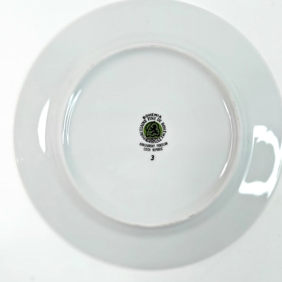 Karlowarsky porcelan - Bohemia kahvikuppisetti 15 osaa