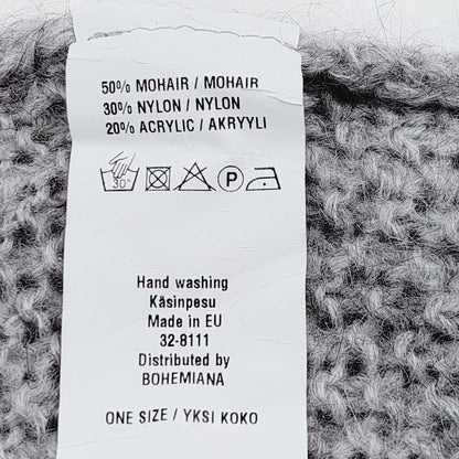 Bohemiana mohairsekoitteinen neulemekko koko One Size