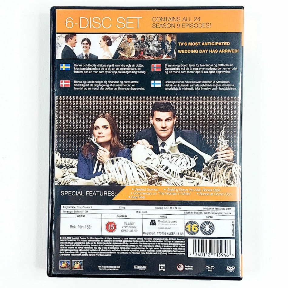 Bones 9. tuotantokausi DVD-boksi