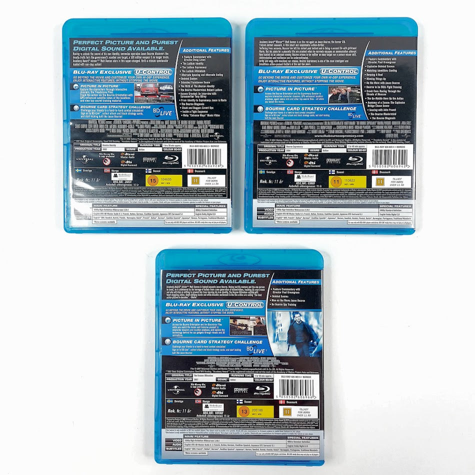 The Ultimate Bourne Collection 3Blu-ray