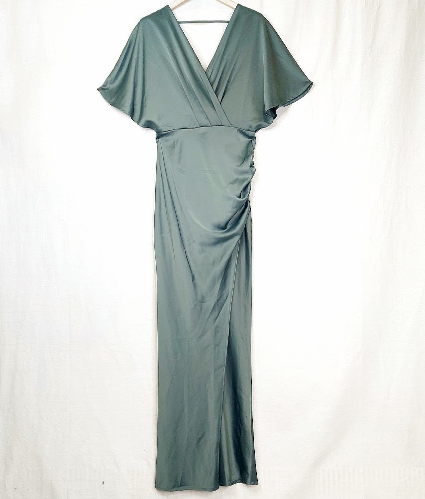 Bubbleroom Occasion Elena Satin Gown pitkä juhlamekko koko 38