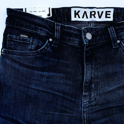 Carlings Karve MD Tight Blue Black OD stretchfarkut koko 30"