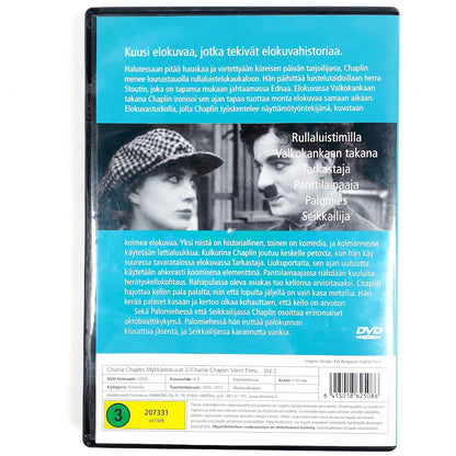Charlie Chaplin Mykkäelokuvat2 DVD