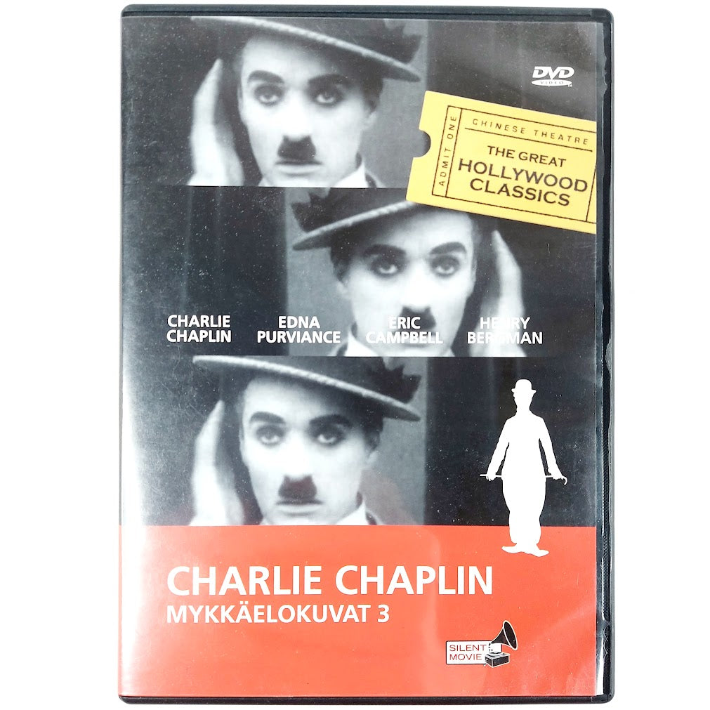 Charlie Chaplin Mykkäelokuvat3 DVD