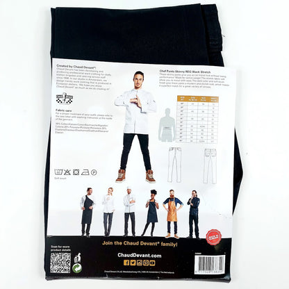 Chaud Devant Chef pants Skinny fit kokin housut koko 34"