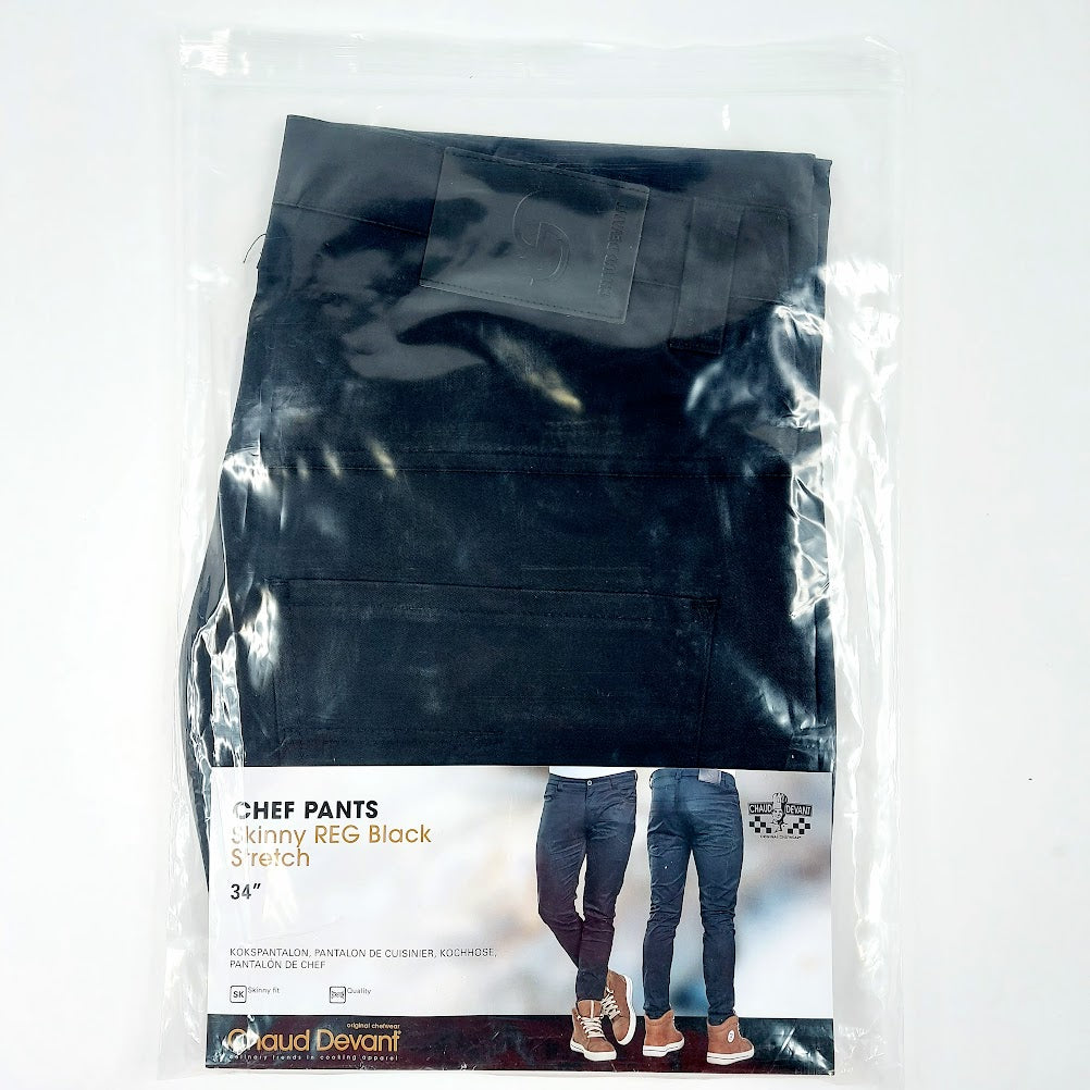 Chaud Devant Chef pants Skinny fit kokin housut koko 34"