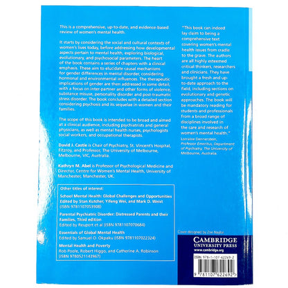 David J. Castle, Kathryn M. Abel: Coprehensive Women's Mental Health